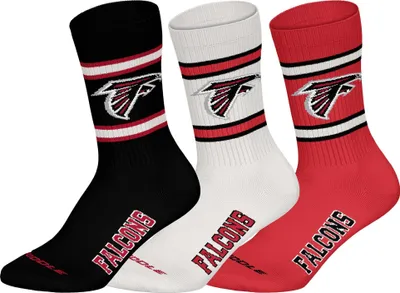 Produktbild von NFL Uni Socken, 3er Pack - NFL Teams, 3Pack Crew Socks, Football, Logo, Baumwollmischung Atlanta Falcons 39-42