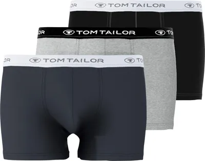 Produktbild von Tom Tailor Herren-Pants 3er-Pack anthrazit/schwarz/hellgrau meliert 6