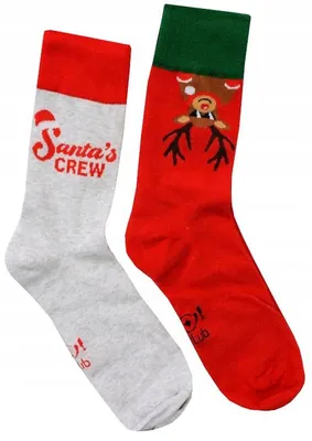 Image de YOCLUB Chaussettes Homme Cadeau Noël Lot 2 39-42 Y862C