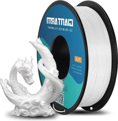 Obrázok produktu pre Biele PLA vlákno 1,75 mm, 1 kg pre 3D tlačiarne