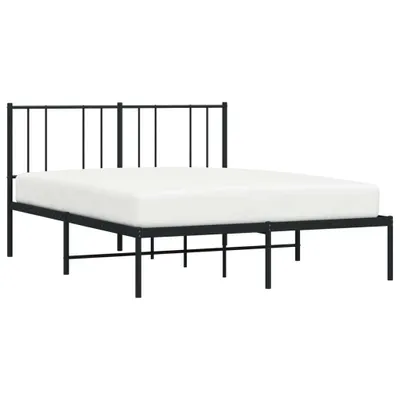 Produktbild von "Winterschlussverkauf "Bettgestell - CLORIS - Doppelbett - Robust und langlebig - mit Kopfteil Metall Schwarz 120x200 cm - Einfache Montage -  - DEMöbel1636937