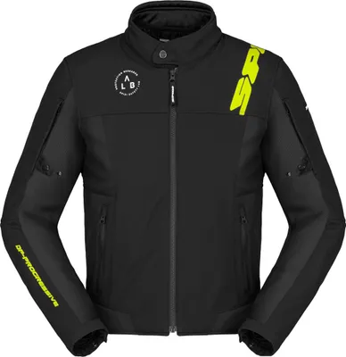 Immagine prodotto di Giacca da moto in tessuto Spidi Corsa Tex, nera/gialla, taglia 2XL