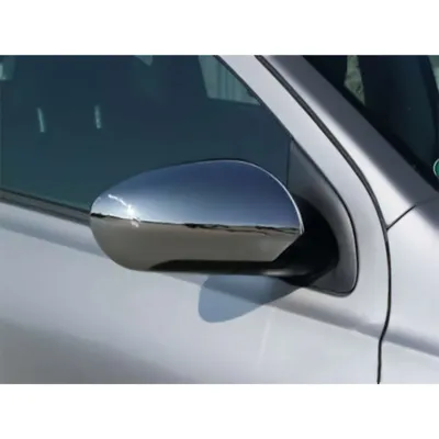 Image de 1 jeu de capuchons de rétroviseur en acier inoxydable V2A chromé pour Nissan Qashqai j10 +2 Bj2006-2013