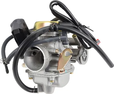 Zdjęcie produktu dla Gaźnik TNT kompletny z elektrycznym podajnikiem paliwa, średnica 24 mm, przeznaczony do skuterów Kymco Super 8 125 oraz Kymco Like 125
