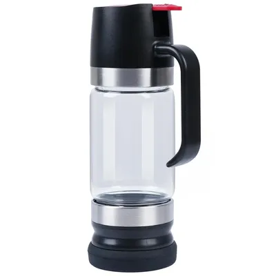 Produktbild von Honigspender aus Glas 300ml, tropffreier Honigtopf mit Griff, ideal für Honig und Sirup