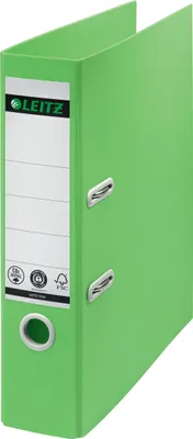 Produktbild von Ordner Recycle 180 Grad A4 breit 80mm grün Packung mit 10 Stück