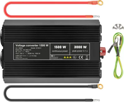 Produktbild von Kfz-Spannungswandler DC/AC (12 V - 230 V/1500 W)