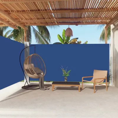 Image de Maison Exclusive - Store latéral extensible bleu 180 x 600 cm