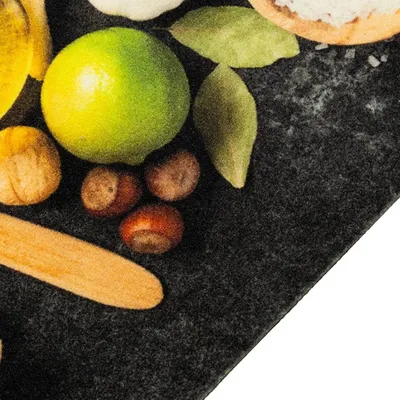 Produktbild von vidaXL Küchenteppich Waschbar Gewürze 60x300 cm Samt