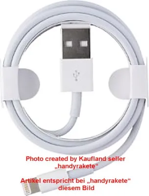 Produktbild von Daten-/Ladekabel - Lightning auf USB-A (kompatible mit Apple MD818ZM/A) - 1m new model