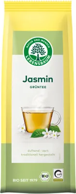 Obrázok produktu pre JASMÍNOVÝ LIST ZELENÝ ČAJ75 g - LEBENSBAUM
