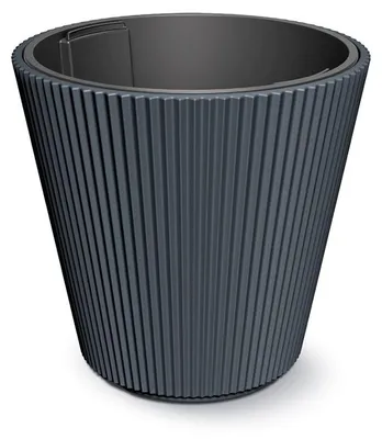 Obrázek produktu pro Prosperplast s.r.o. Květináč s vkladem MILLY antracitová 46,7 cm