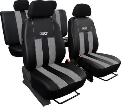 Produktbild von Autositzbezüge Universal Schonbezüge für Auto GT Alkantara , hellgrau