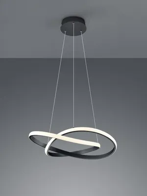 Produktbild von Reality Course LED Pendelleuchte  27W ⌀60cm dimmbar Schwarz Matt warmweiss