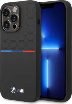 Produktbild von Etui Bmw M Silikon Muster Na Iphone 14 Pro Max - Czarne