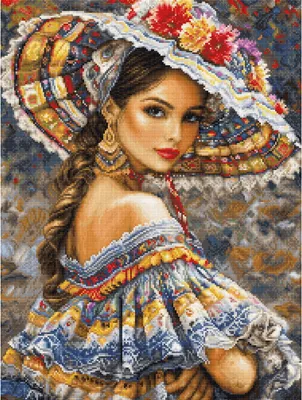 Zdjęcie produktu dla Zestaw do haftu krzyżykowego Luca-S "The Mexican Fest", 30x40cm