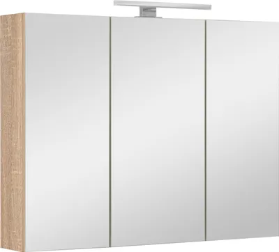 Zdjęcie produktu dla Szafka łazienkowa z lustrem oświetleniem lampką led lustrzana wisząca 80 cm