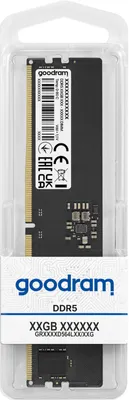Image de Goodram GR5600D564L46S/8G, 8 Go, 1 x 8 Go, DDR5, 5600 MHz, DIMM 288 broches