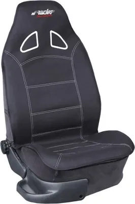 Produktbild von Simoni Racing Racing Sitzschonbezug Vorne Textil Schwarz Sitzbezug