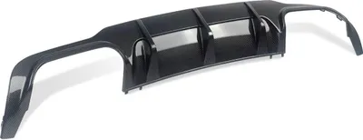 Immagine prodotto di Labbro diffusore del paraurti posteriore - Carbon look - Per Mercedes Classe C W204/C204 - Stile C63 Coupé - Accessori auto