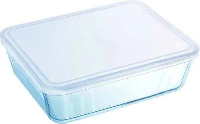 Produktbild von Pyrex Cook & Freeze schaal met deksel 25x19x8cm 2,6L