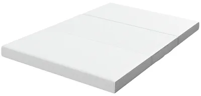 Produktbild von Faltbare Memoryschaummatratze 195 x 120 cm, H?he 10 cm, waschbarer Bezug, Grau