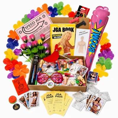 JGA Starter Set 80 Teile für Junggesellenabschied