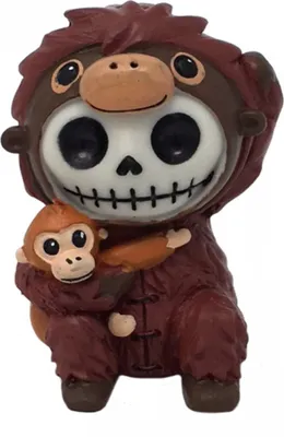 Produktbild von Kleine Utan Furrybones Figur - Skelettfigur für Sammler von Furrybones Figuren