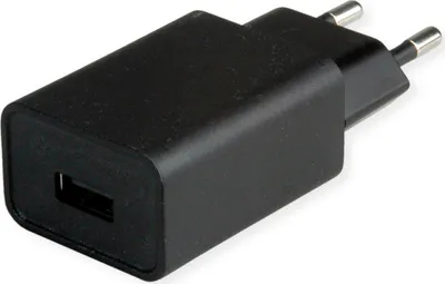 Produktbild von VALUE USB Charger mit Euro-Stecker, 1-Port (Typ-A), 12W