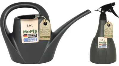 Produktbild von MePla - Set - Gießkanne 5,0l Indoor + Sprüher 1,0l - anthrazit