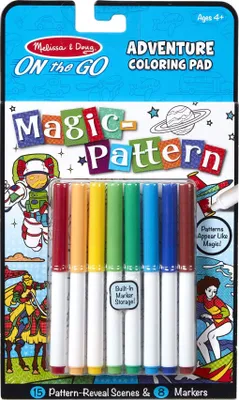 Zdjęcie produktu dla MELISSA Kolorowanka z pisakami Przygoda Magic Pattern 40310