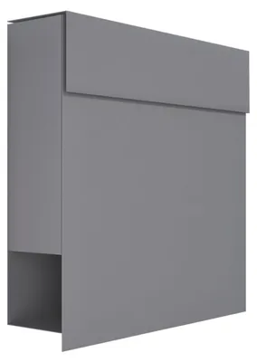 Produktbild von Wandbriefkasten Manhattan in Grau Metallic