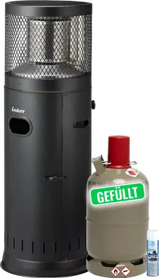 Produktbild von Enders Terassenstrahler Polo Black 2.0 inkl. 5 kg Propangasflasche gefüllt