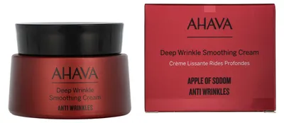 Produktbild von AHAVA Advanced Deep Wrinkle Cream, Frauen, 50 ml, Creme, Hautalterung, Aqua (Mineral Spring Water), Ceteth-20, Cetyl Alcohol, Glyceryl Stearate, PEG-75 Stearate,...