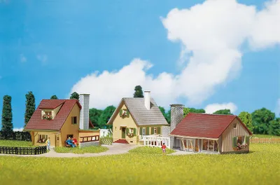Image de Faller 232221 3 Maisons individuelles époque III