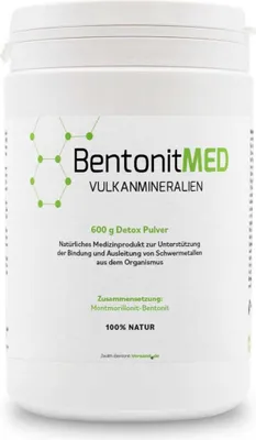 Produktbild von Bentonit MED Detox Pulver 600g - Medizinprodukt