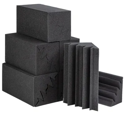 Zdjęcie produktu dla Panele akustyczne tłumiące bas, 12 sztuk, 12 x 12 x 24 cm, do studia i biura