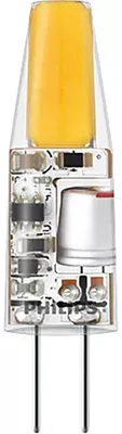 Produktbild von Philips LED Stiftsockellampe 1,7W = 20W G4 klar 12V 200lm warmweiß 2700K