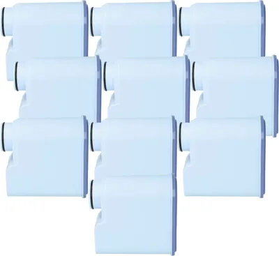 Produktbild von vhbw 10x Wasserfilter Filter kompatibel mit Philips Serie 3000 HD8829/11, HD8823/01 Kaffeevollautomat, Espressomaschine Hellblau