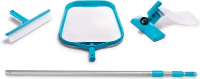 Produktbild von INTEX 29056 - Reinigungs-Set inkl. Teleskop-Stab (Laubkescher, Beckenbürste, Bodensauger)