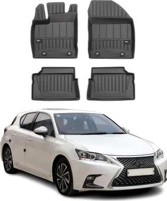 Image de OMAC Tapis de sol en caoutchouc pour Lexus CT200h 2011-2020 Noir Premium