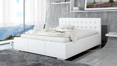 Produktbild von Polsterbett Bett Doppelbett GIANO Deluxe 200x200cm inkl.Bettkasten