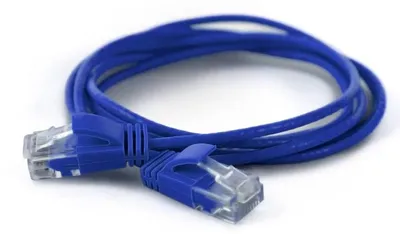 Obrázok produktu pre Wantec 7242 Sieťový kábel modrý 0,5 m Cat6a U/UTP (UTP)