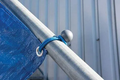 Productafbeelding van Waterdicht Afdekzeil 3x4m - 12m² - Sterk en Scheurbestendig met Ogen
