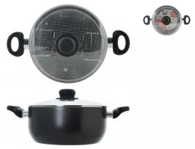 Immagine prodotto di HOMe Friggitrice Antiaderente 'Maitre' Con Coperchio 24