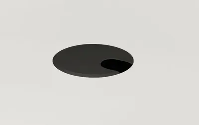 Produktbild von Kerkmann Move 1 Kabeldurchführung 6,0 cm schwarz