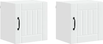 Image de Meuble mural LUCCA 2 pcs Blanc 40 x 31 x 40 cm