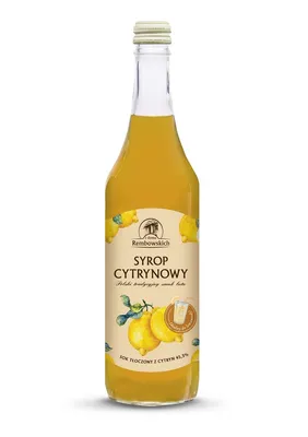 Zdjęcie produktu dla SYROP CYTRYNOWY 500 ml - REMBOWSCY