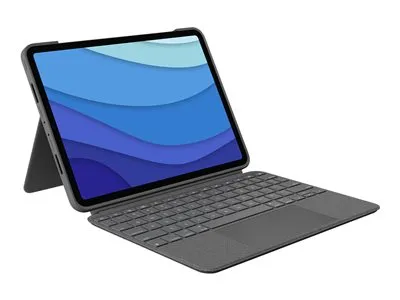 Produktbild von Logitech Combo Touch for iPad Pro 11-inch (1st, 2nd, and 3rd generation), AZERTY, Französisch, Trackpad, 1,8 cm, 1 mm, Apple