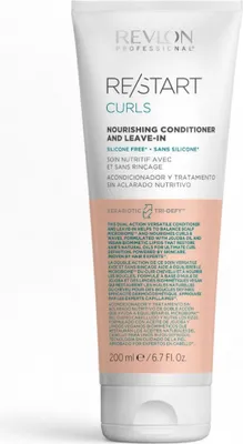 Produktbild von Revlon Professional Restart Curls Nourishing Conditioner and Leave-in Conditoner ohne Spülung für lockiges Haar 200 ml